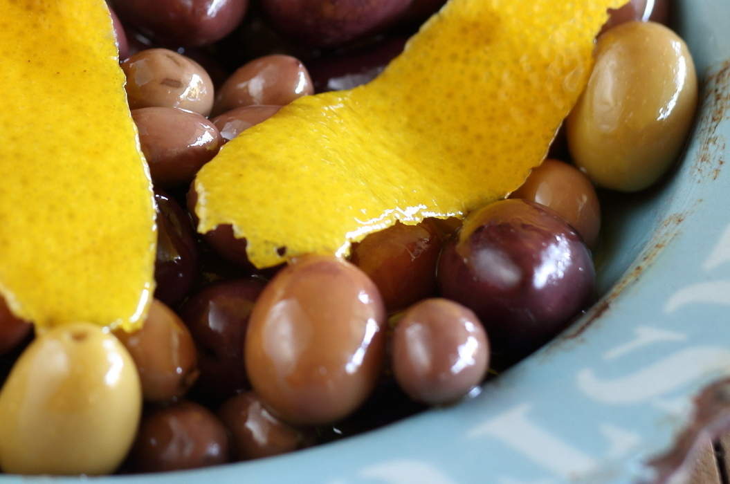 Mixed Olives with Orange and Rosemary Maggie Beer