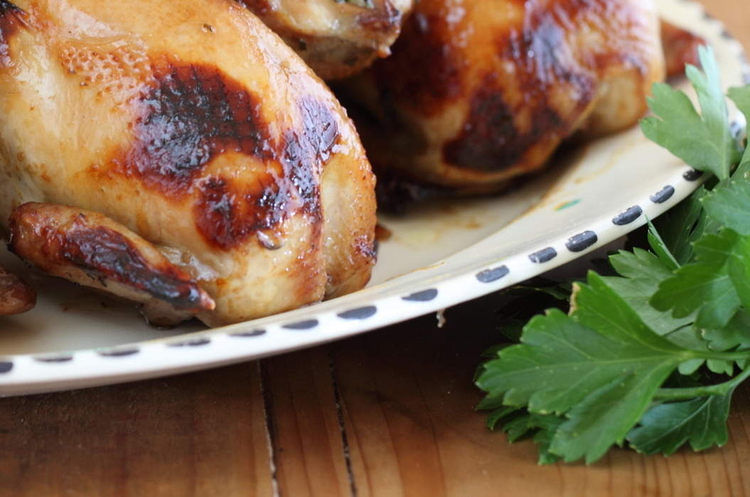 Stuffed Quail with Raisins, Orange and Herbs Maggie Beer